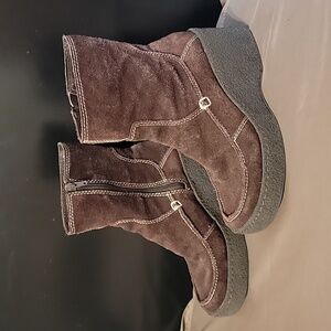 Bongo Platform Side Zip Boots